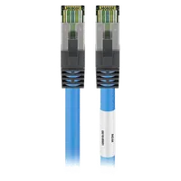 Câble/Cordon réseau We RJ45 Catégorie 7 S-FTP (S/FTP) Droit 10m (Gris) - 2
